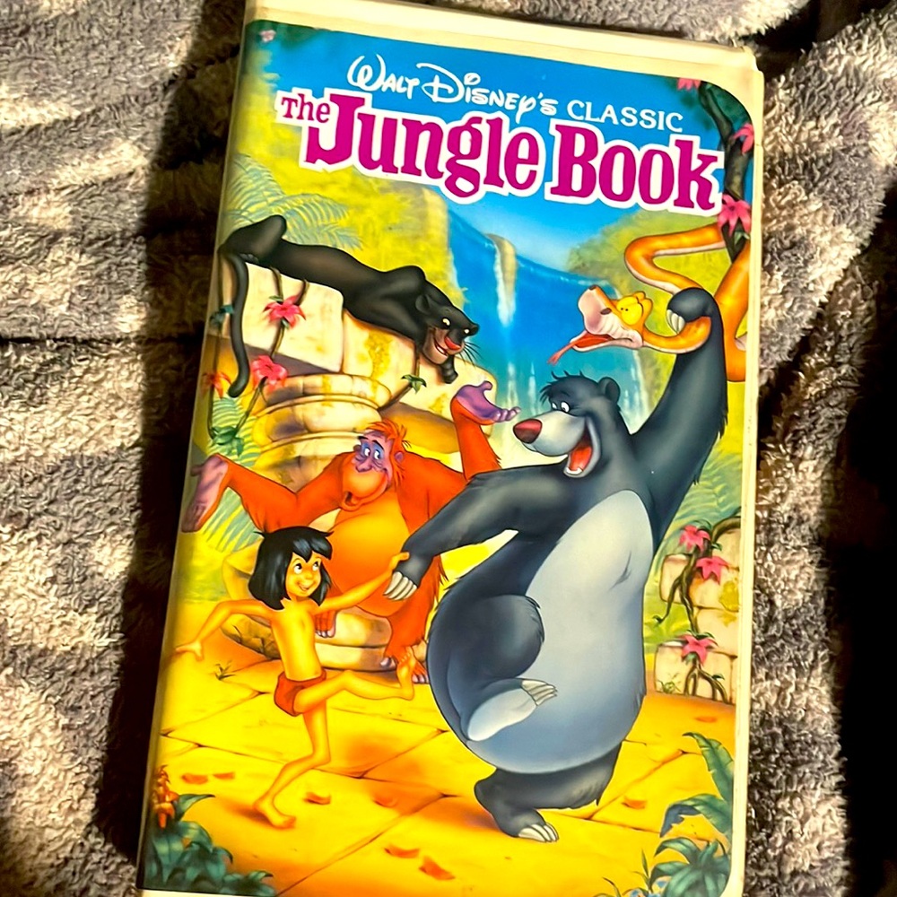 Black diamond perfect condition The Jungle Book VHS DISNEY rare vintage movie